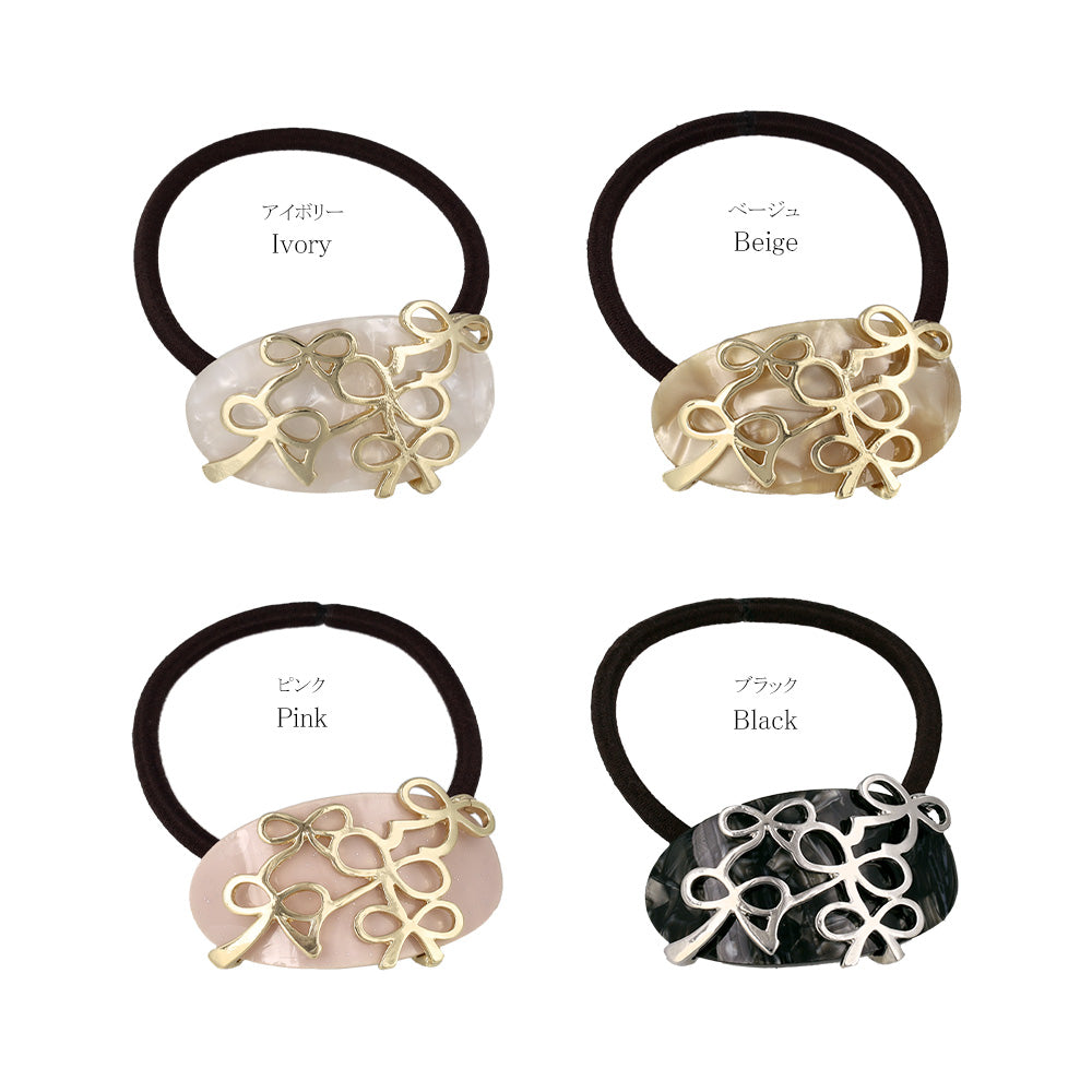 Multi Bow Oval Hair Tie