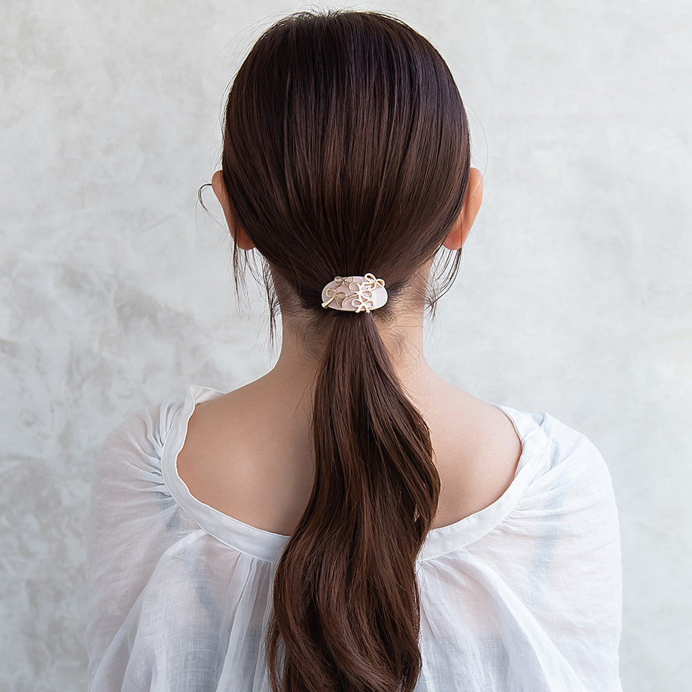 Multi Bow Oval Hair Tie