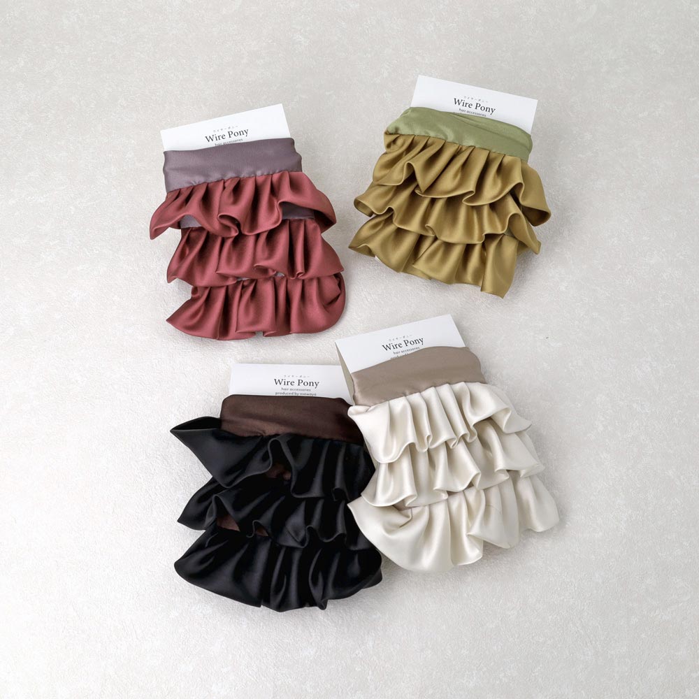 Ruffle Flexible Hair Tie