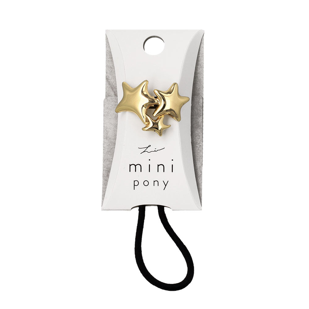 Triple Star Ponytail Holder