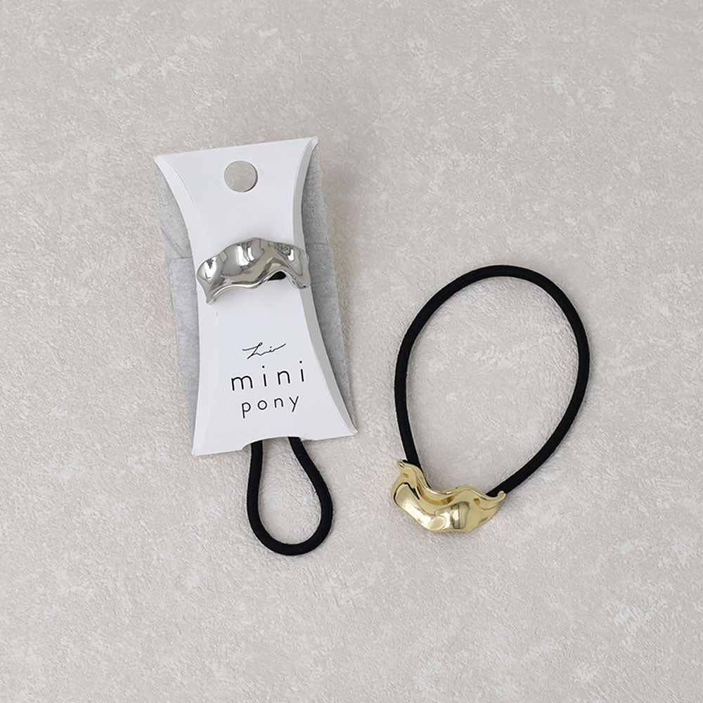 Organic Rectangle Pony tai Holder