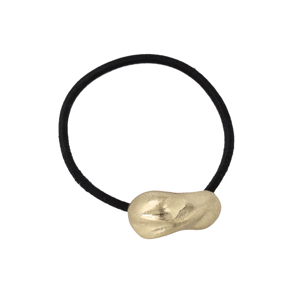 Textured Bean Ponytail Holder