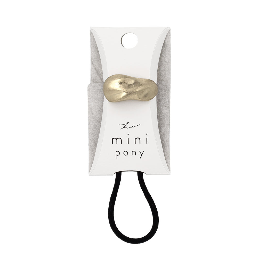 Textured Bean Ponytail Holder