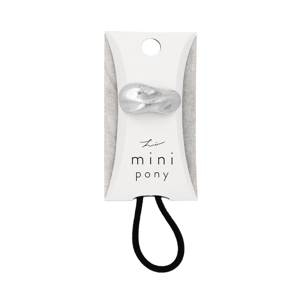 Textured Bean Ponytail Holder