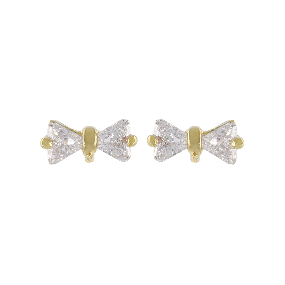 Bow CZ Titanium Studs