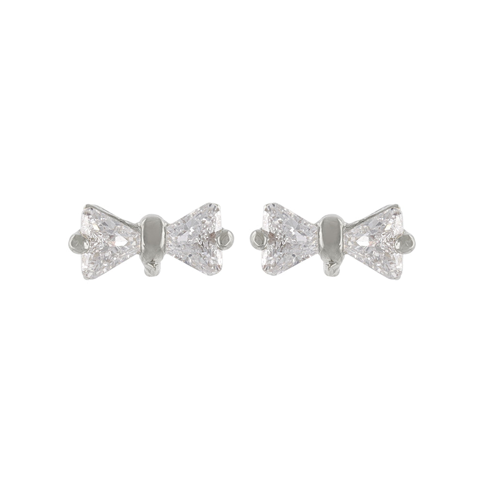 Bow CZ Titanium Studs