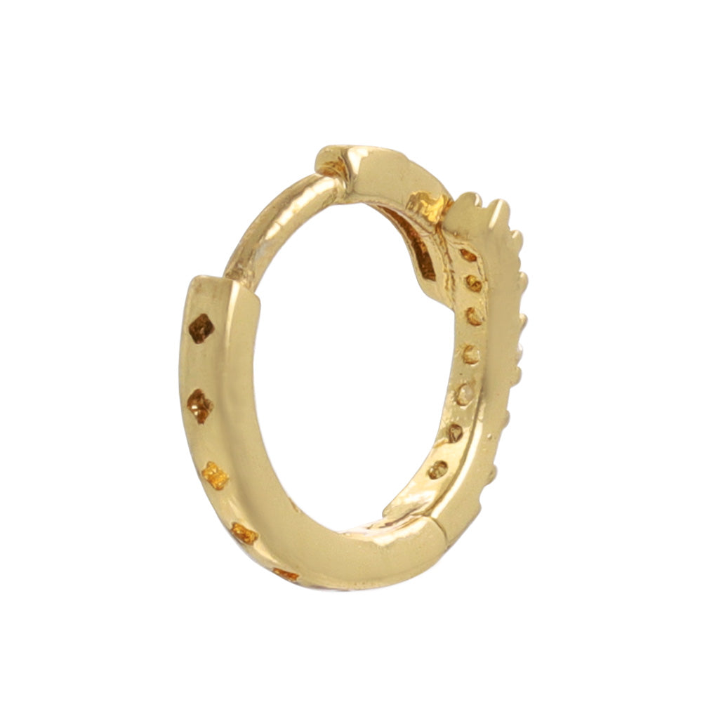 Braided Stainless Steel Hoop Earrings
