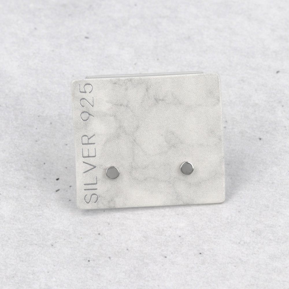925 Silver Tiny Dot Studs
