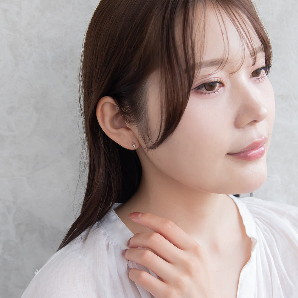 925 Silver Mini Rabbit Studs