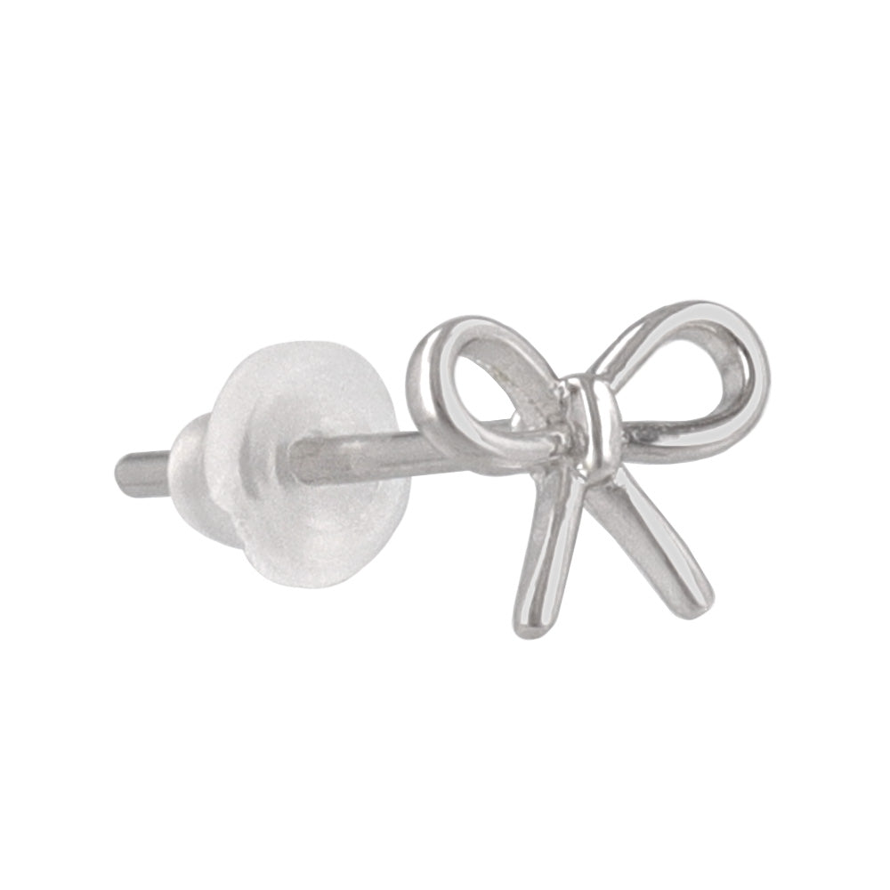 925 Silver Mini Bow Studs