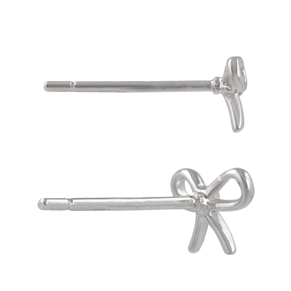 925 Silver Mini Bow Studs