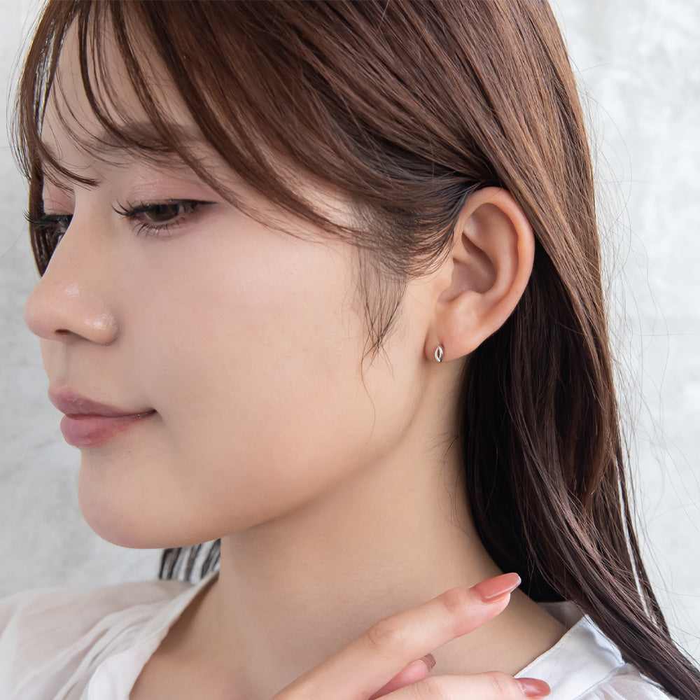 925 Silver Mini Hollow Studs