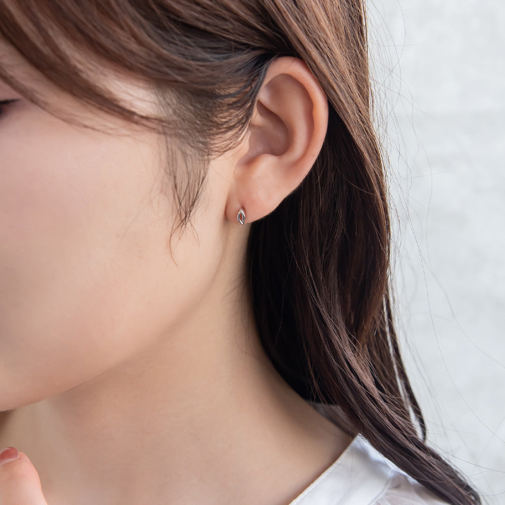 925 Silver Mini Hollow Studs