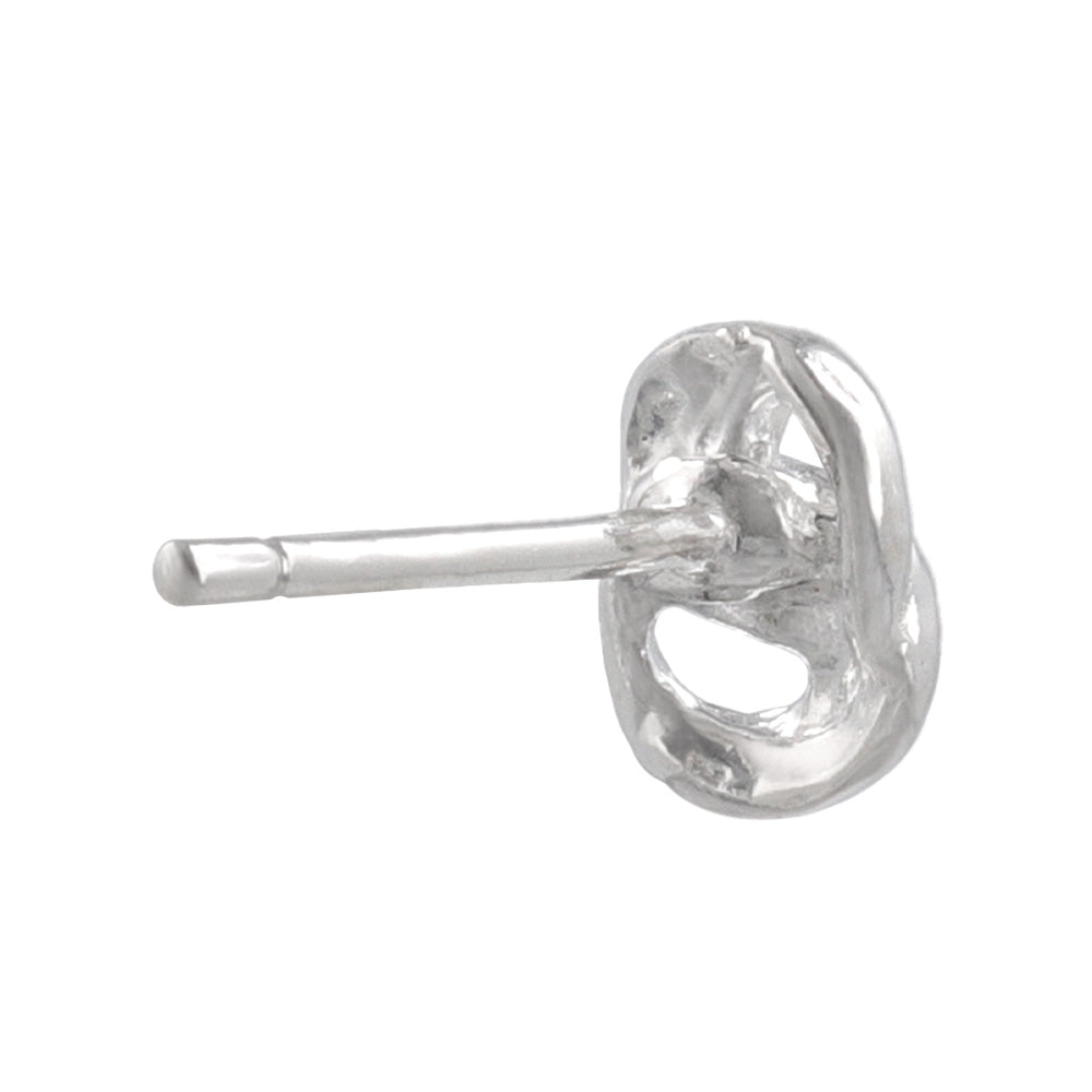 925 Silver Mini Knot Studs