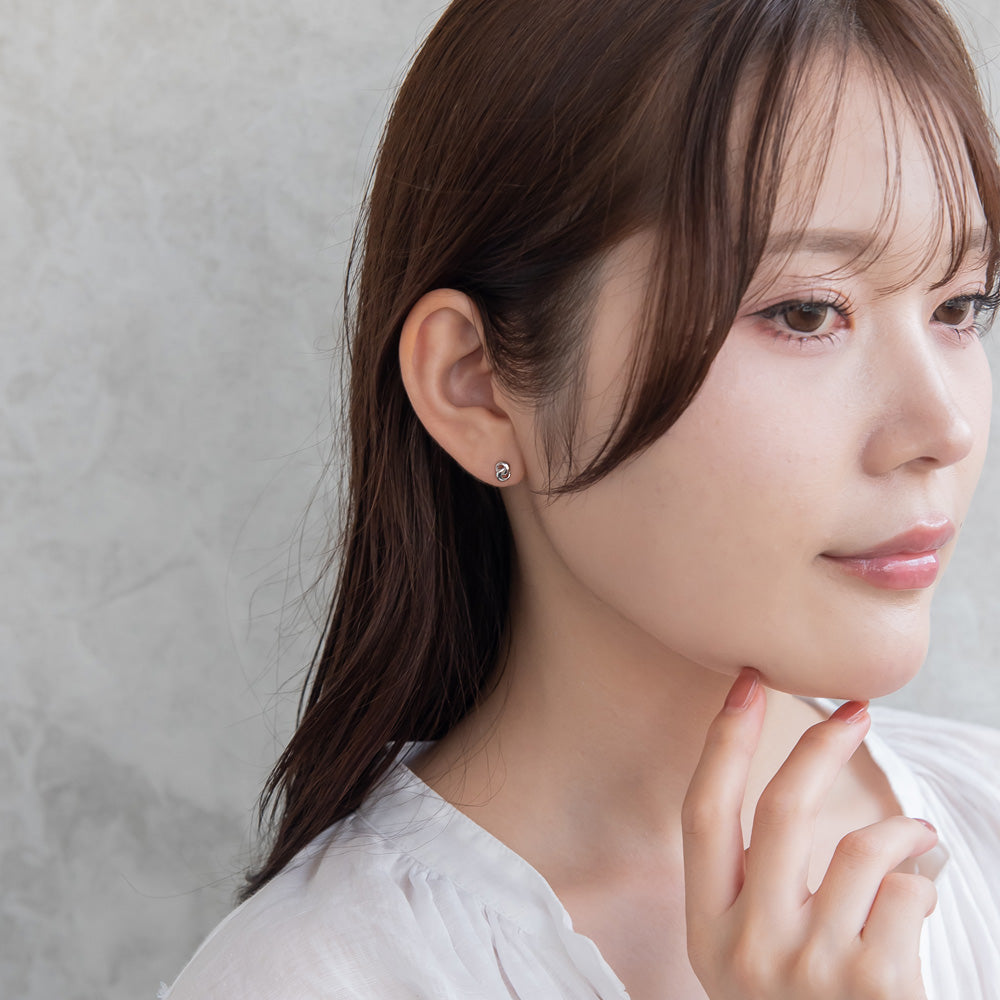 925 Silver Mini Knot Studs