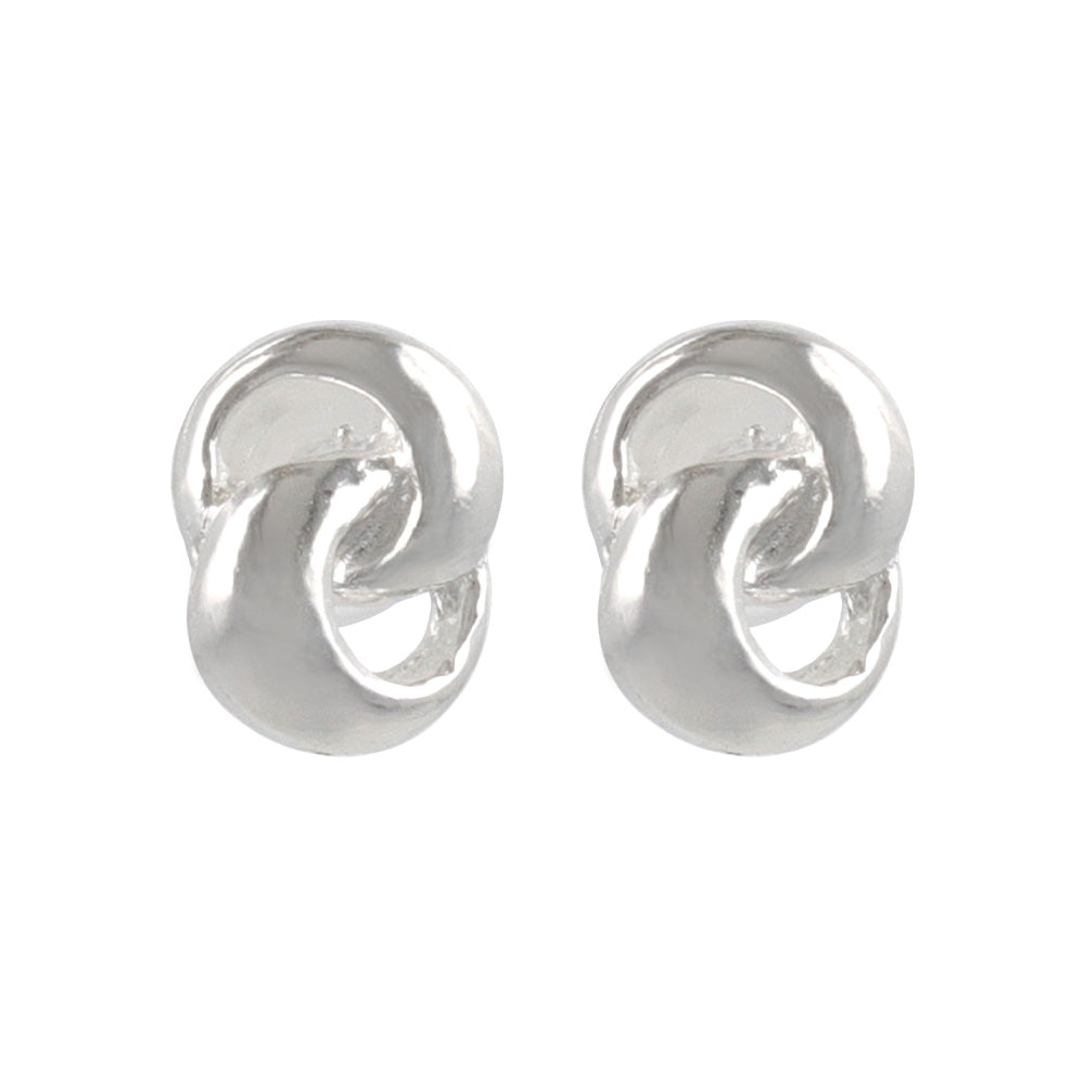 925 Silver Mini Knot Studs