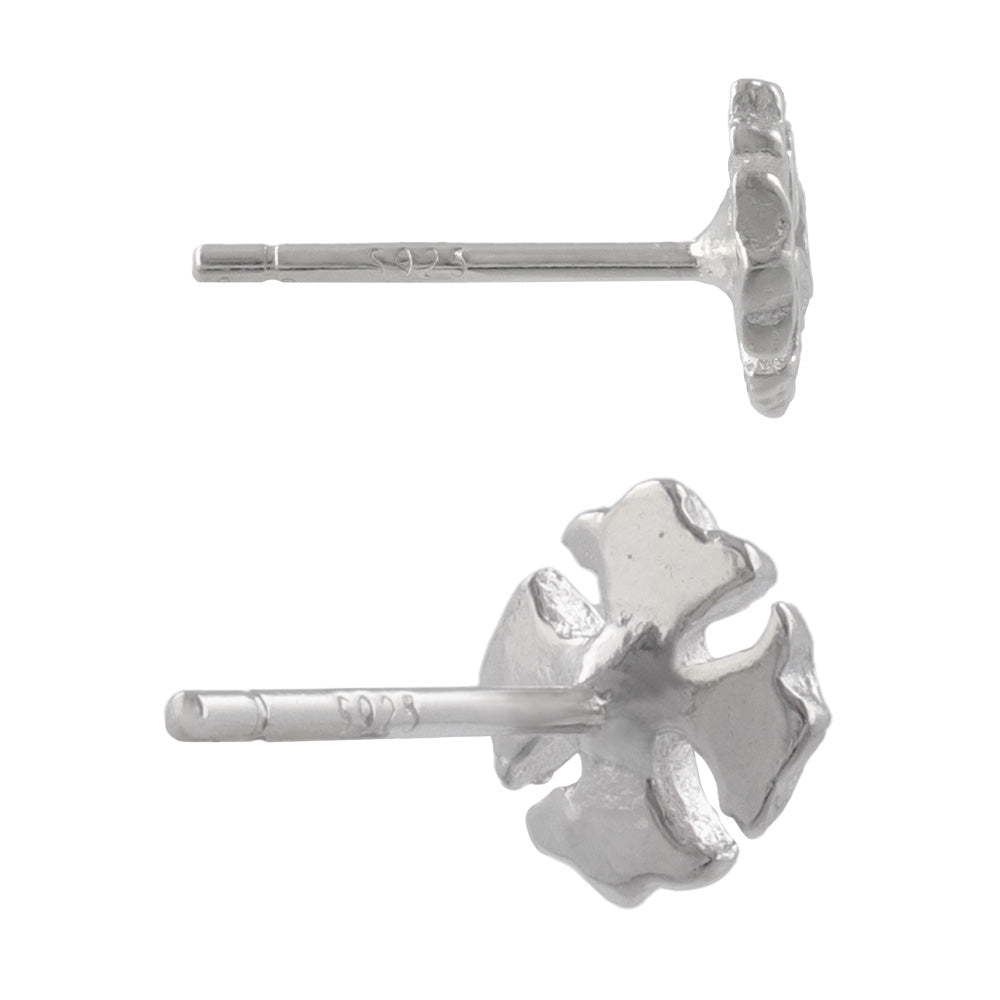 925 Silver Mini Cross Studs
