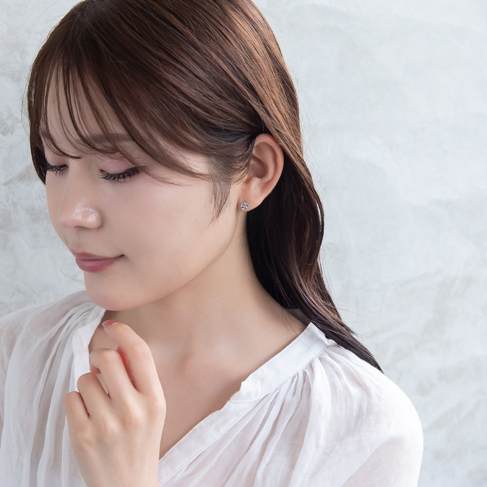 925 Silver Mini Cross Studs