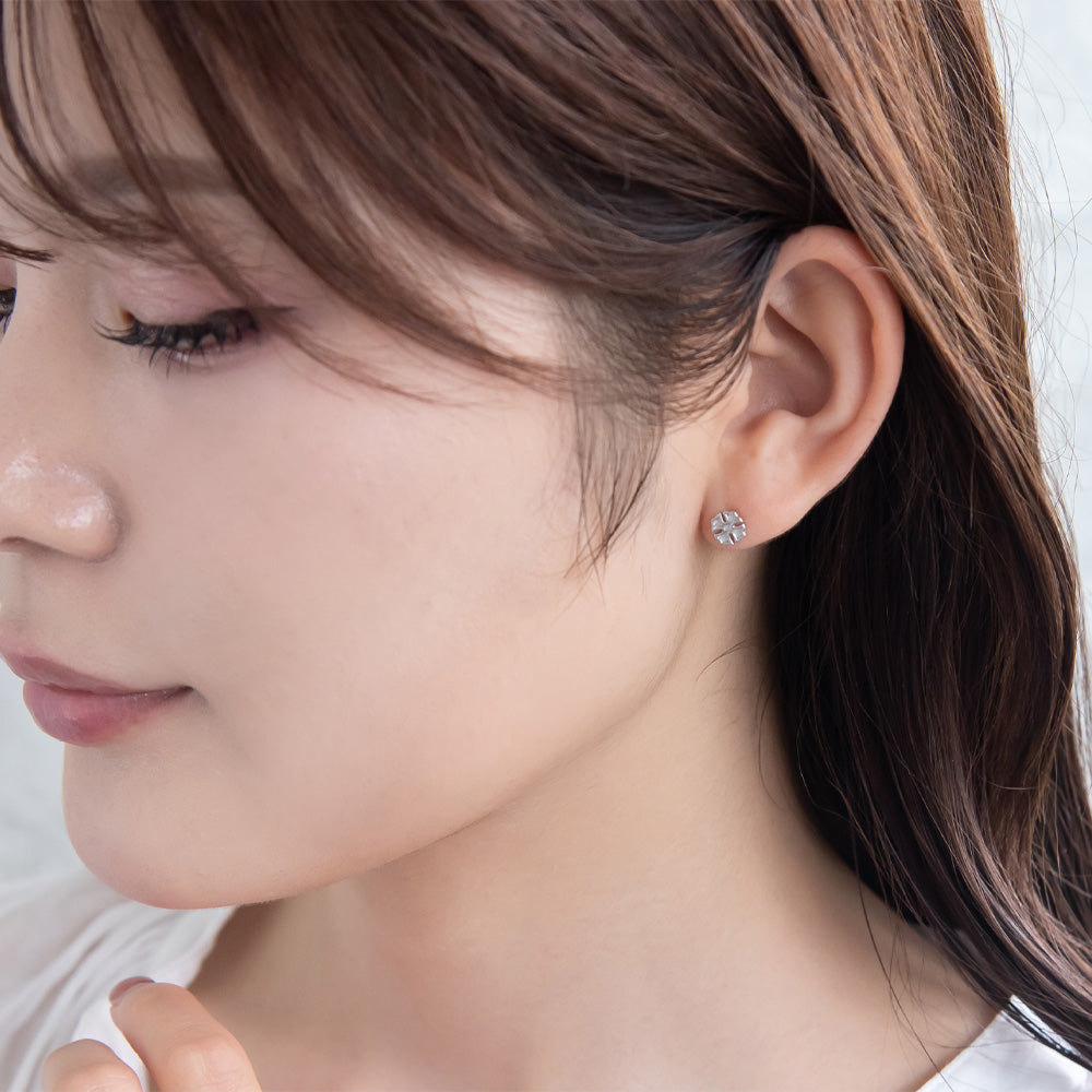 925 Silver Mini Cross Studs