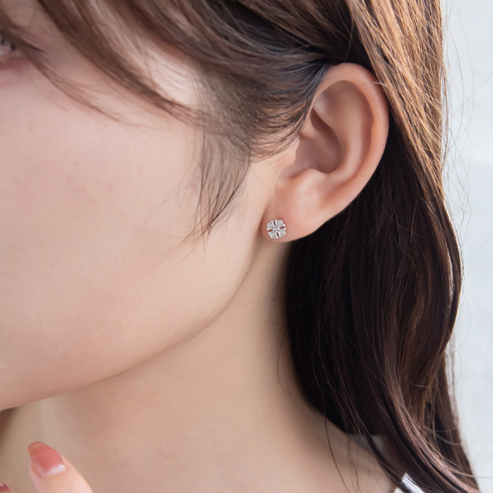 925 Silver Mini Cross Studs