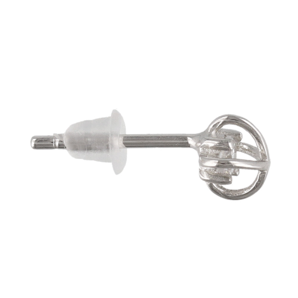 925 Silver Mini CZ Spark Studs