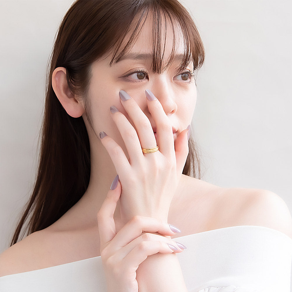 Sleek and Texture Mixed Ring Pack