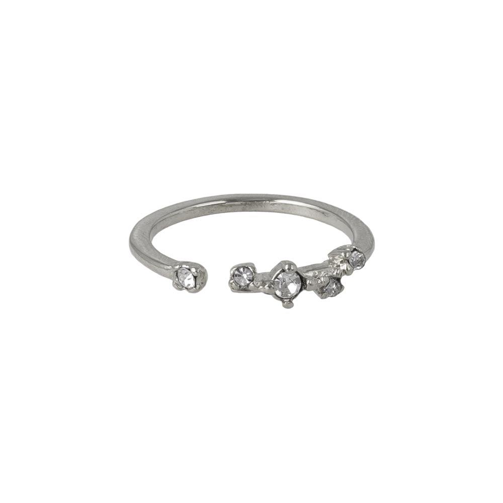 Multi Stone Open Pinky Ring