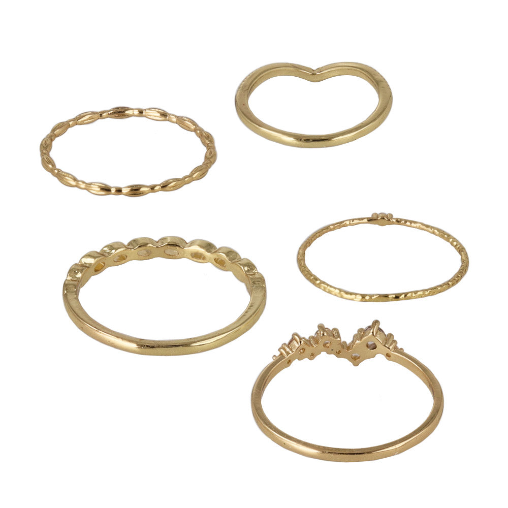 Glamorous Ring Stack Set