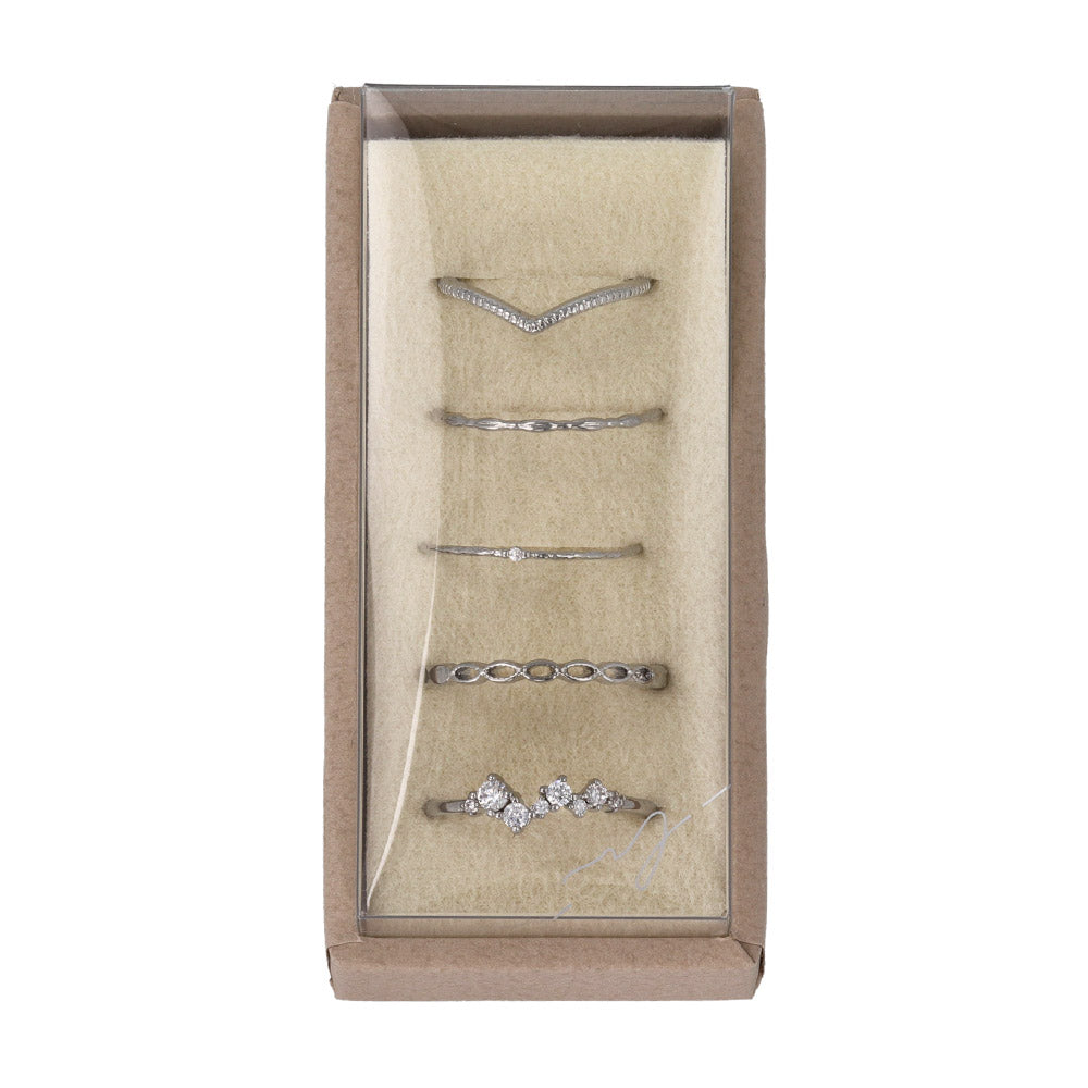 Glamorous Ring Stack Set