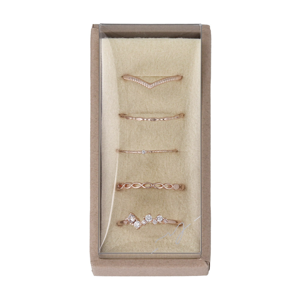 Glamorous Ring Stack Set