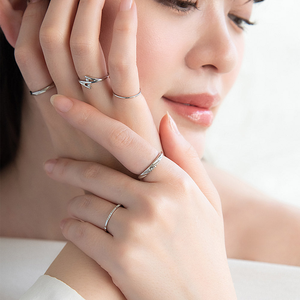 Sculptural Ring Stack Set