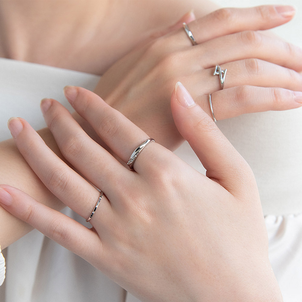 Sculptural Ring Stack Set