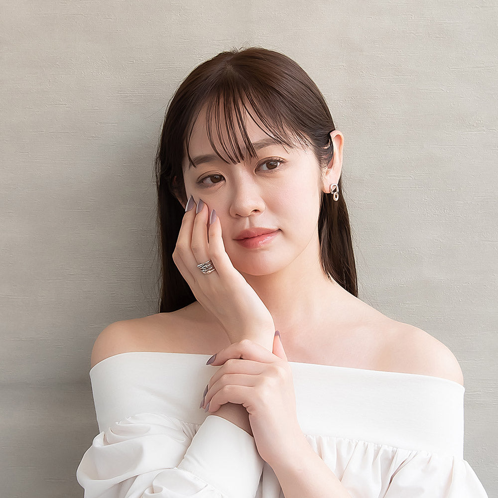 Mixed Metal Finish Ring Set