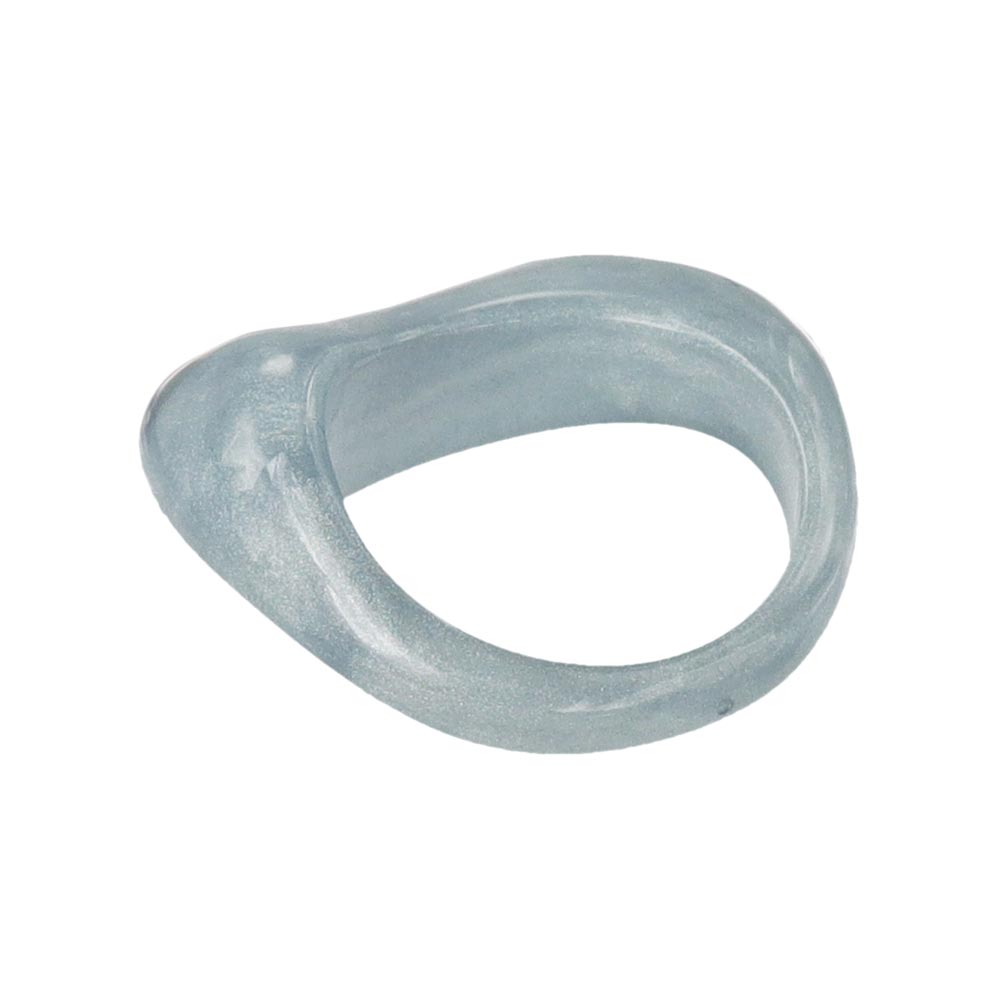 Molten Organic Band Ring