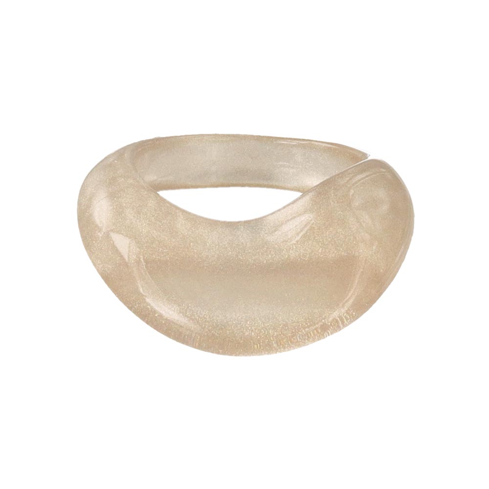 Molten Organic Band Ring