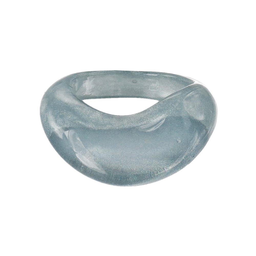 Molten Organic Band Ring