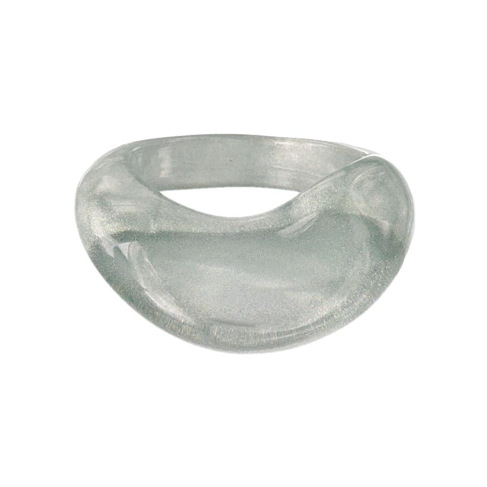 Molten Organic Band Ring