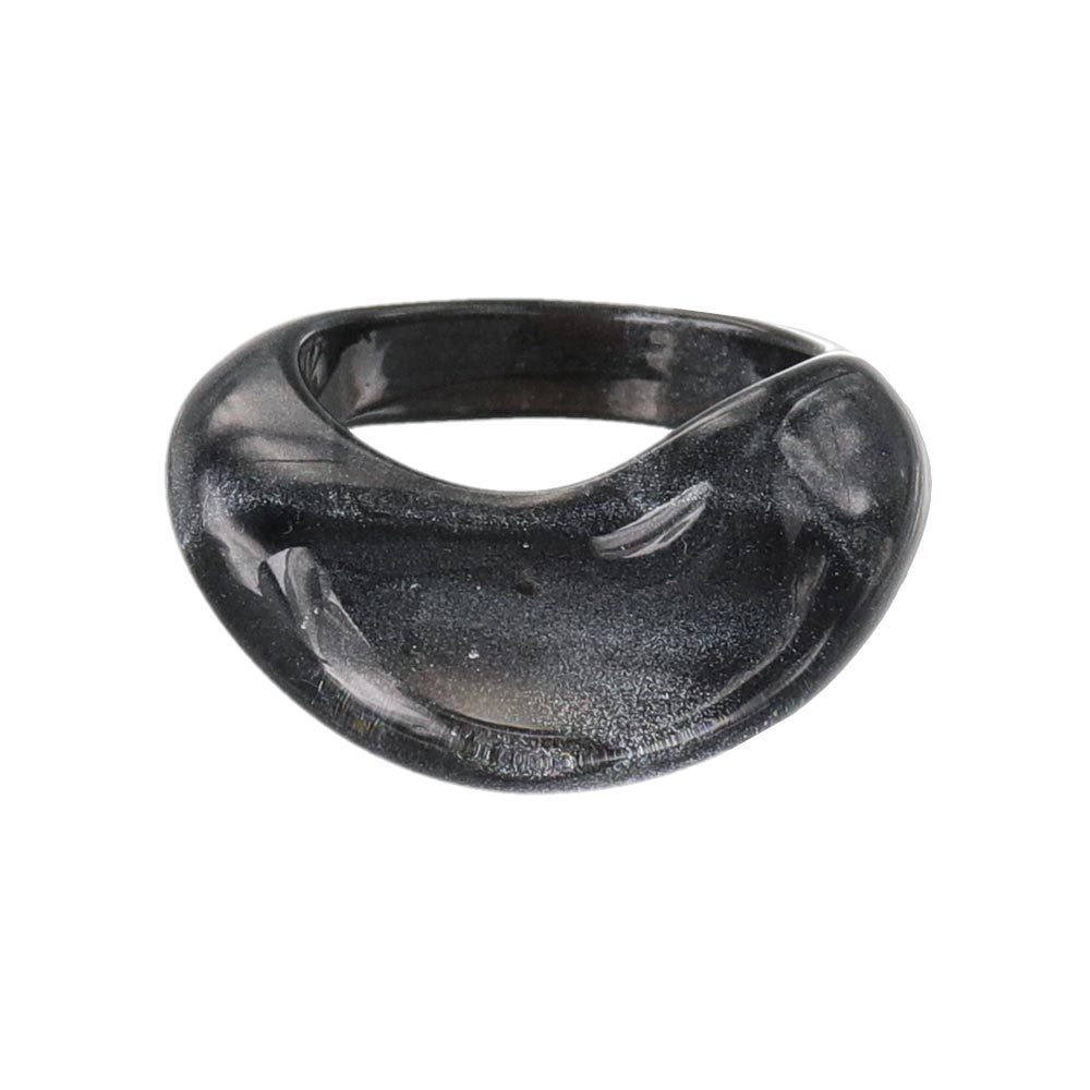 Molten Organic Band Ring