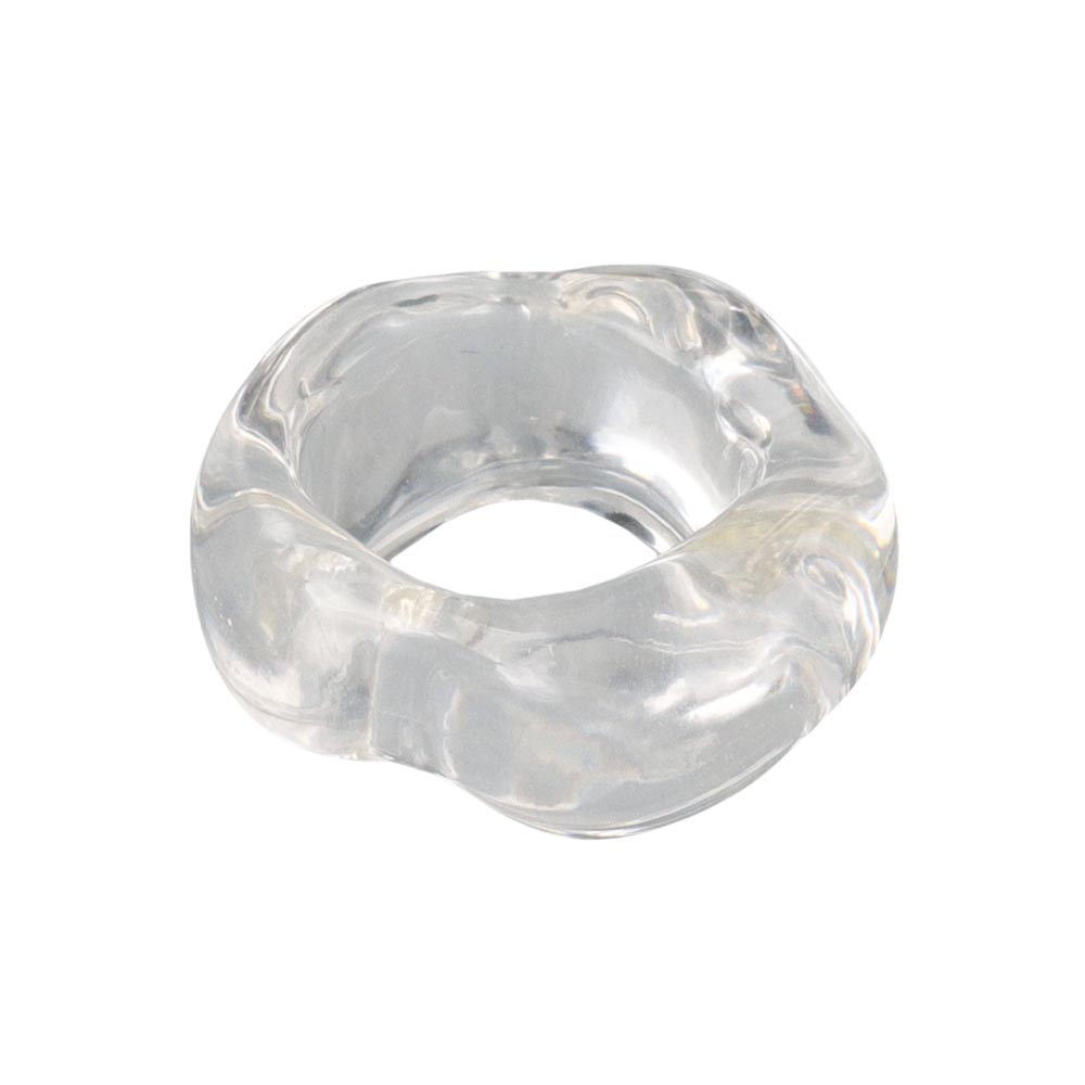 Molten Clear Wave Ring