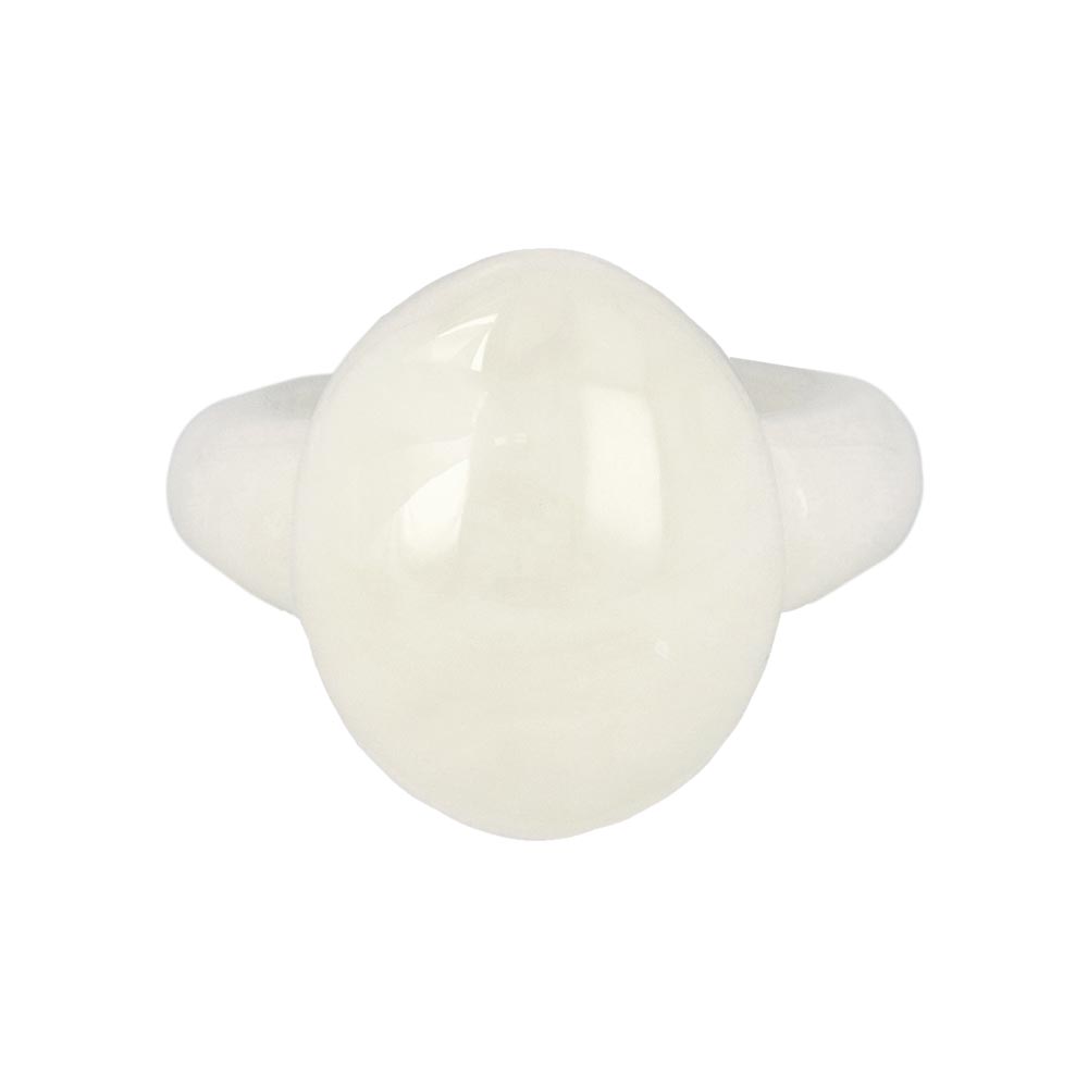 Acrylic Marble Puffy Ball Ring