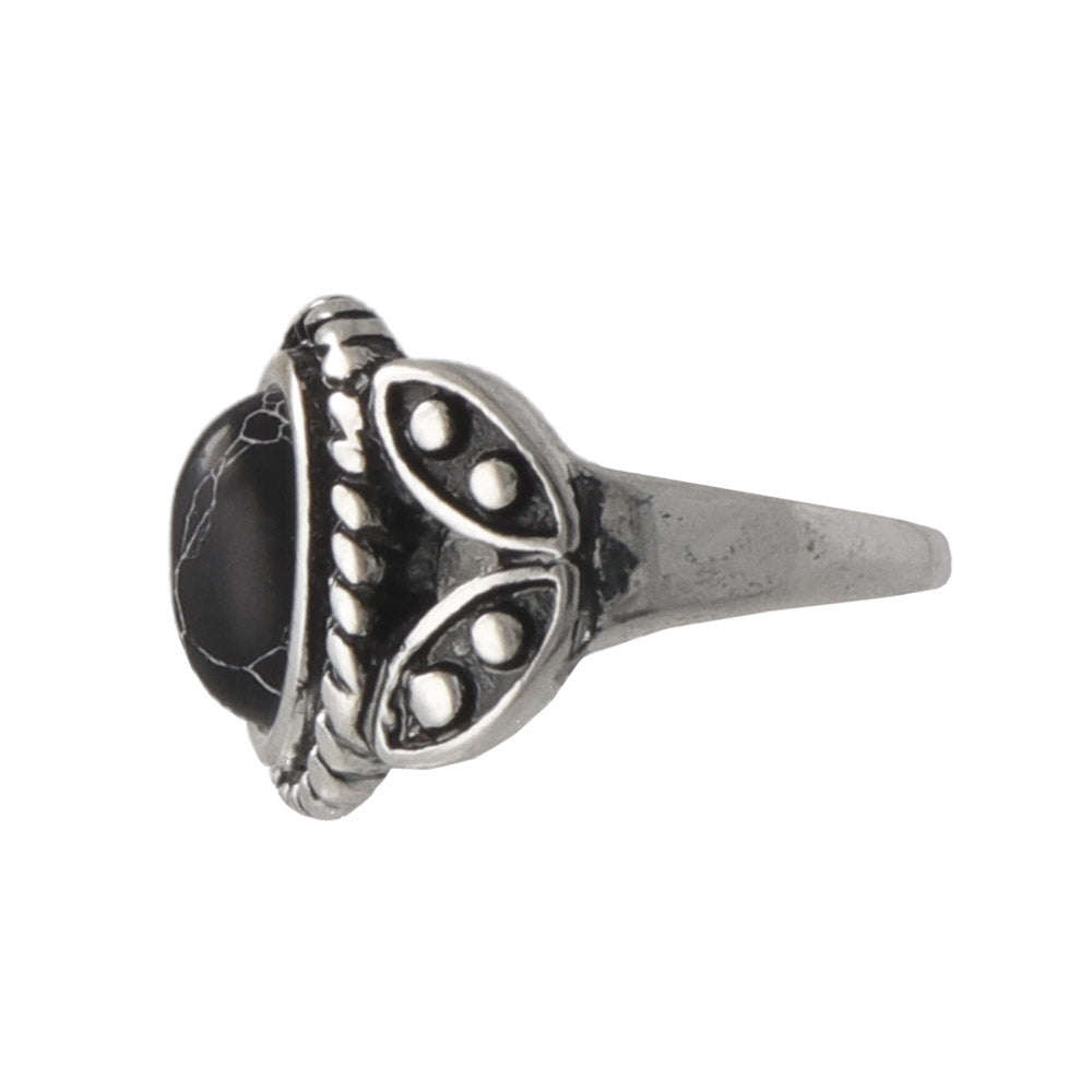 Oval Turquoise Concho Ring