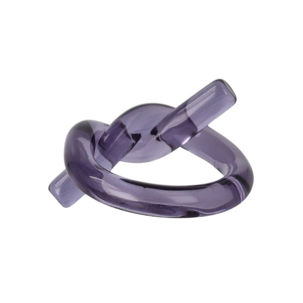 Transparent Acrylic Loop Ring