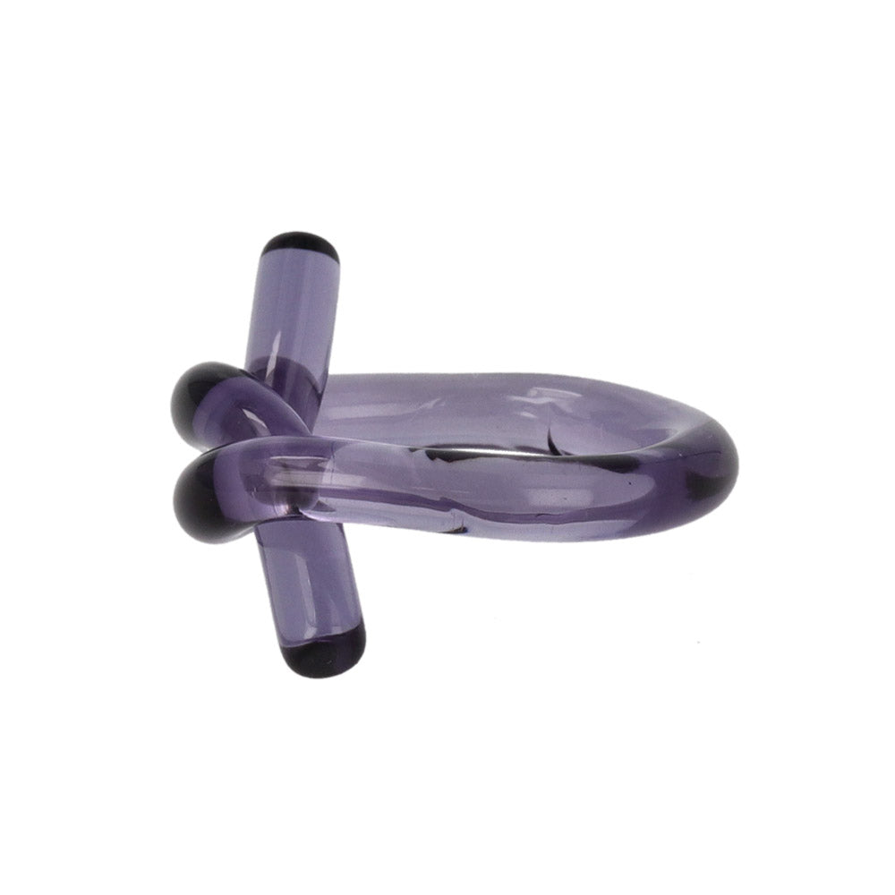 Transparent Acrylic Loop Ring