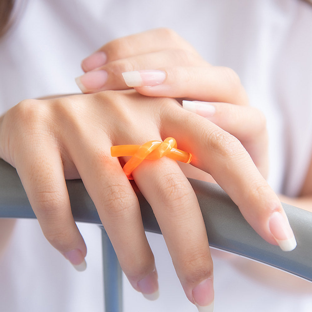 Transparent Acrylic Loop Ring