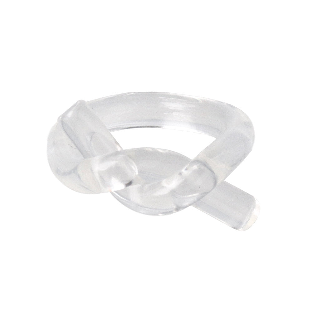 Transparent Acrylic Loop Ring