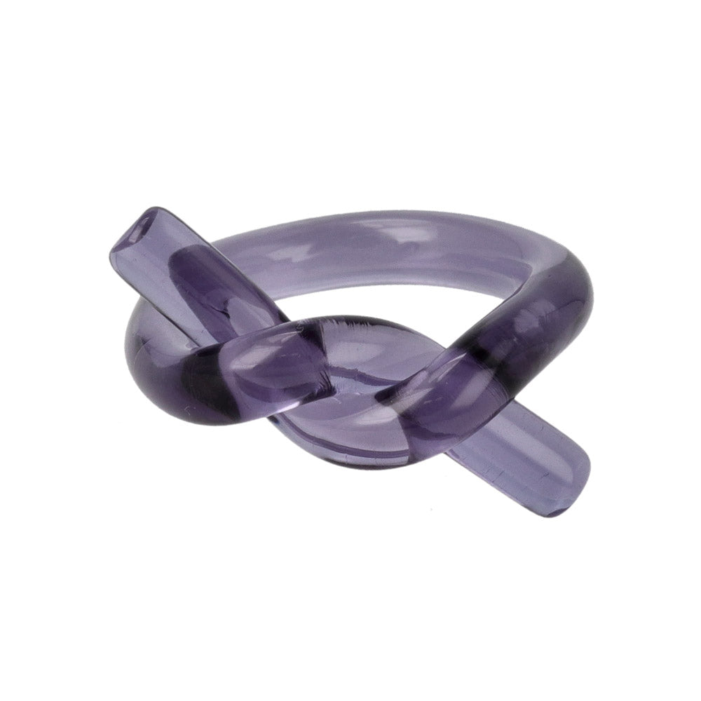 Transparent Acrylic Loop Ring