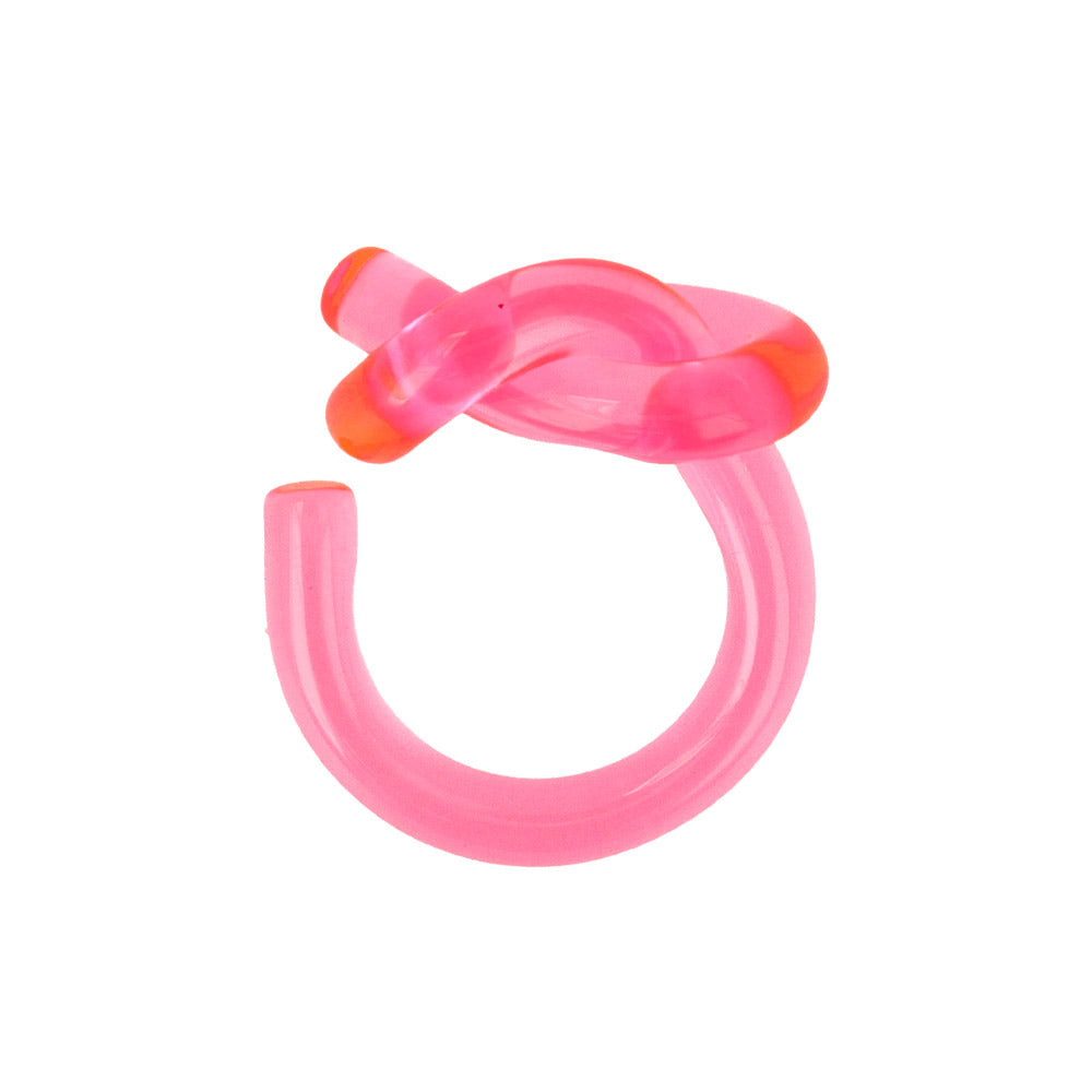 Transparent Acrylic Knot Ring