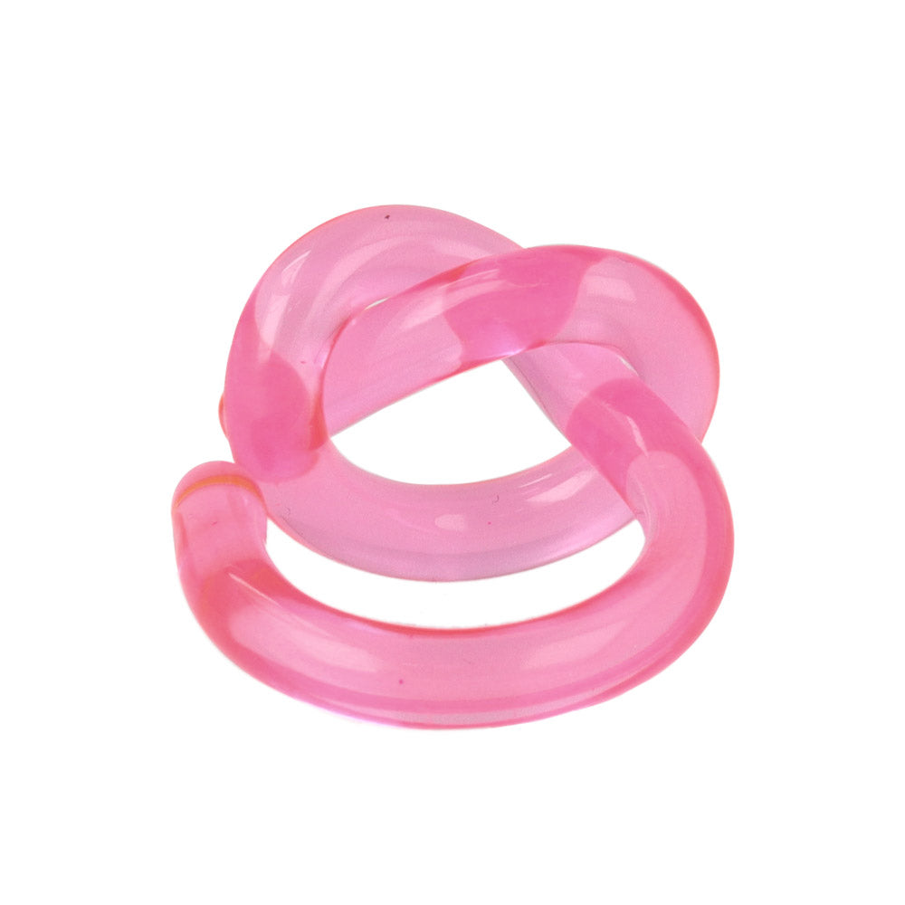 Transparent Acrylic Knot Ring