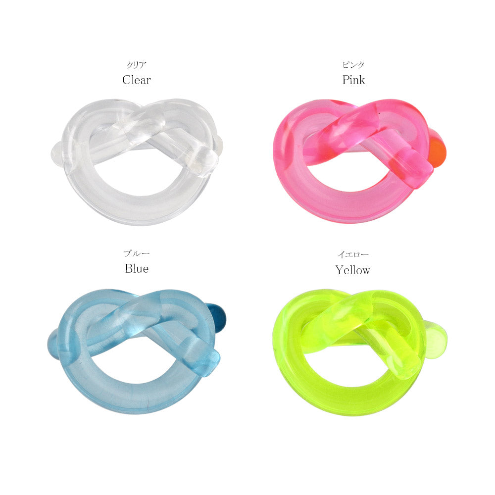Transparent Acrylic Knot Ring