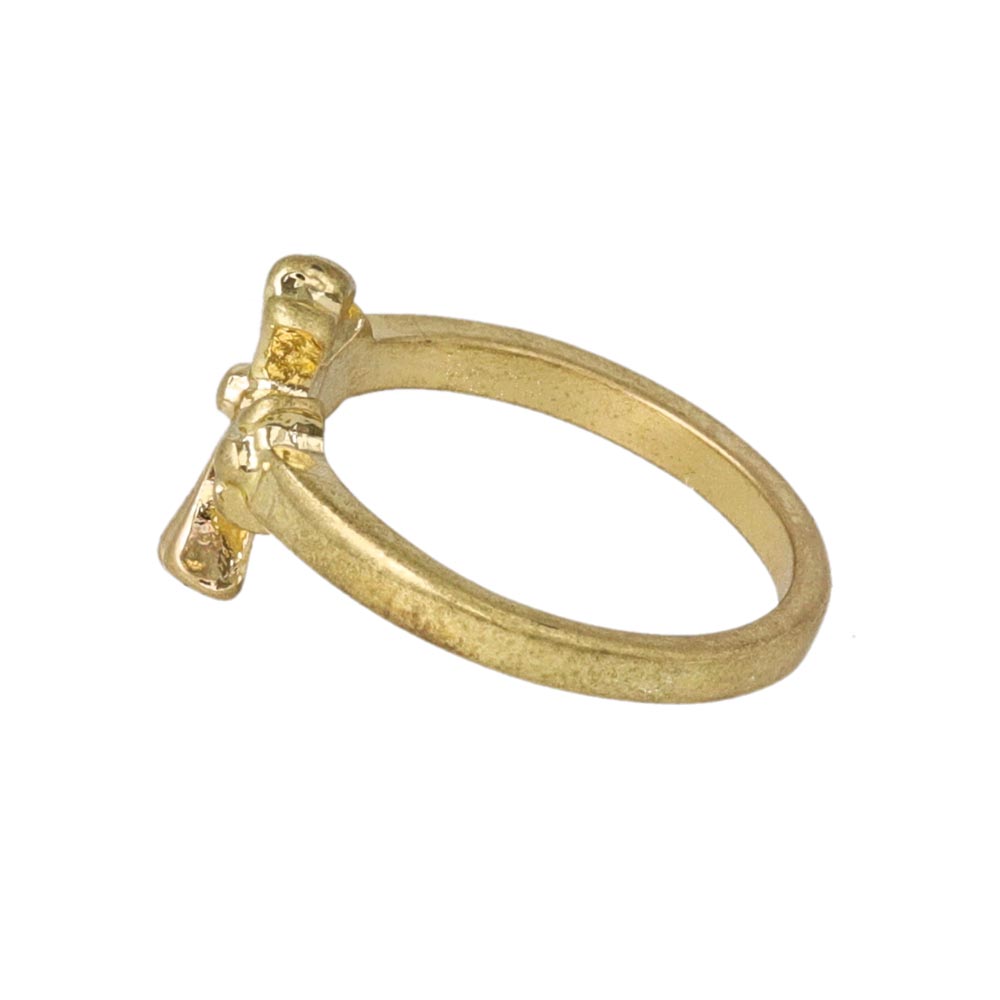 Awesome Sculptural Cross Ring